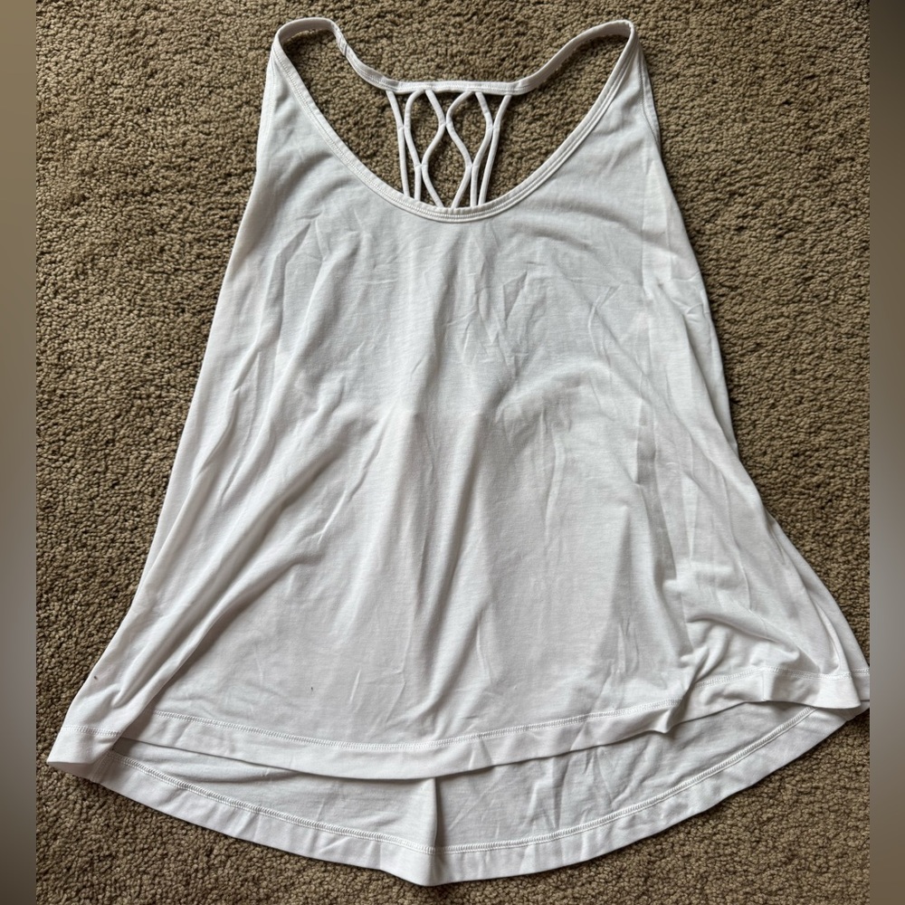 Lululemon White Tank